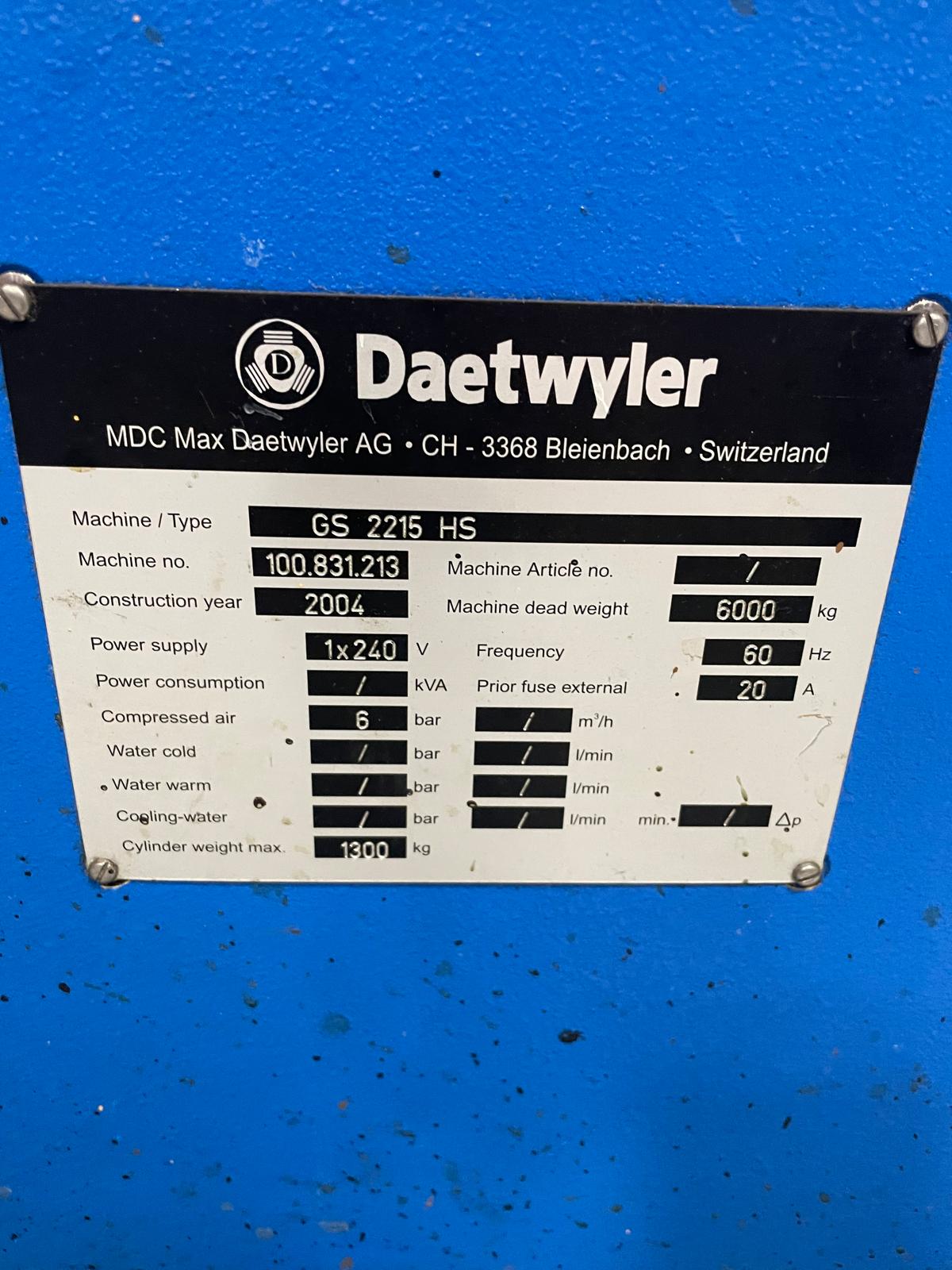 Used Daetwyler / Ohio Gravostar GS 2215 HS GS 2215 HS (GRAVOSTAR) for sale — Gravostar machine for rotogravure cylinder production — photo 2