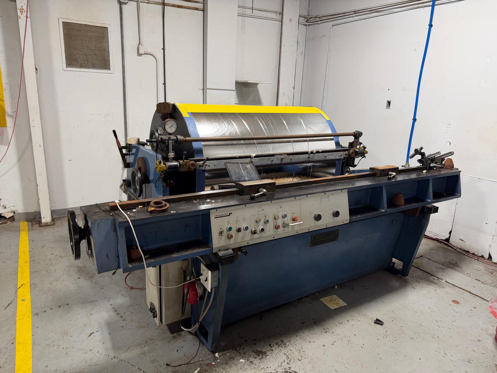 Used JM Heaford Proofing press 1150mm Drum Diameter - Width 1600mm (PROO25052) for sale — Proof Press machine for rotogravure cylinder production — photo 1