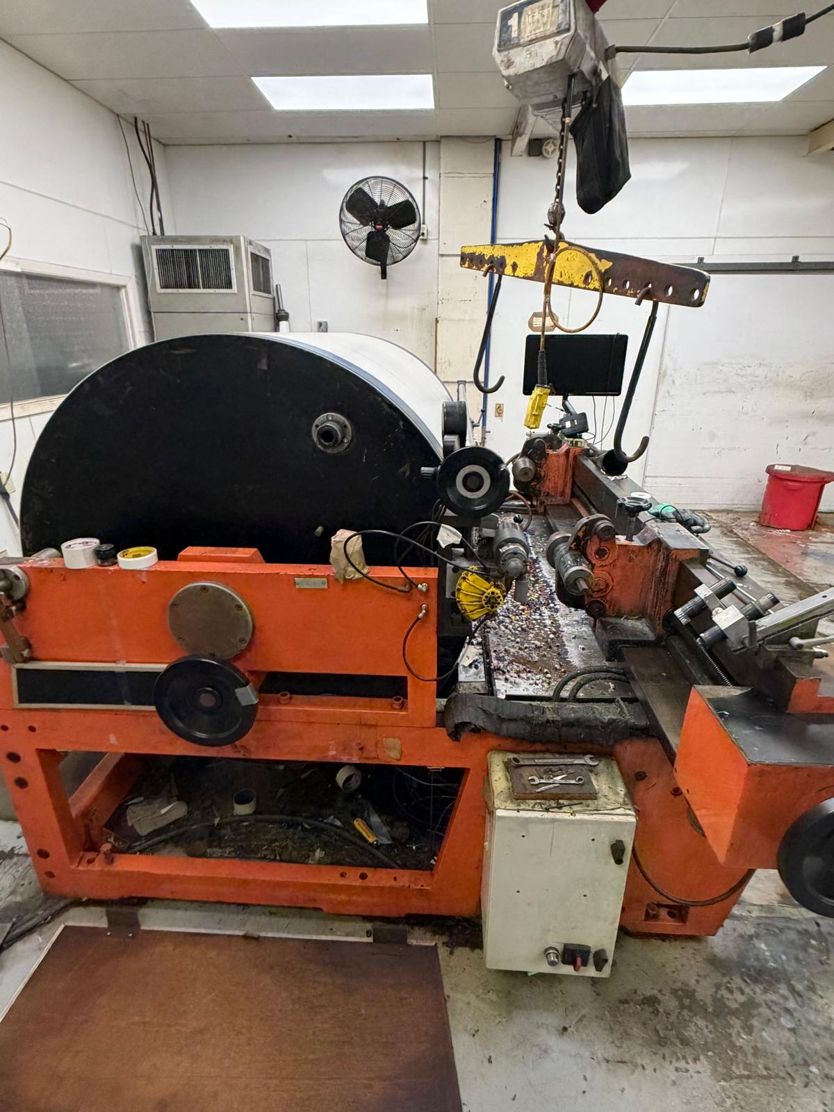 Used J. M. Heaford Proofing Drum Dia. 1300mm x Width 1800mm (PROO2605) for sale — Proof Press machine for rotogravure cylinder production — photo 2