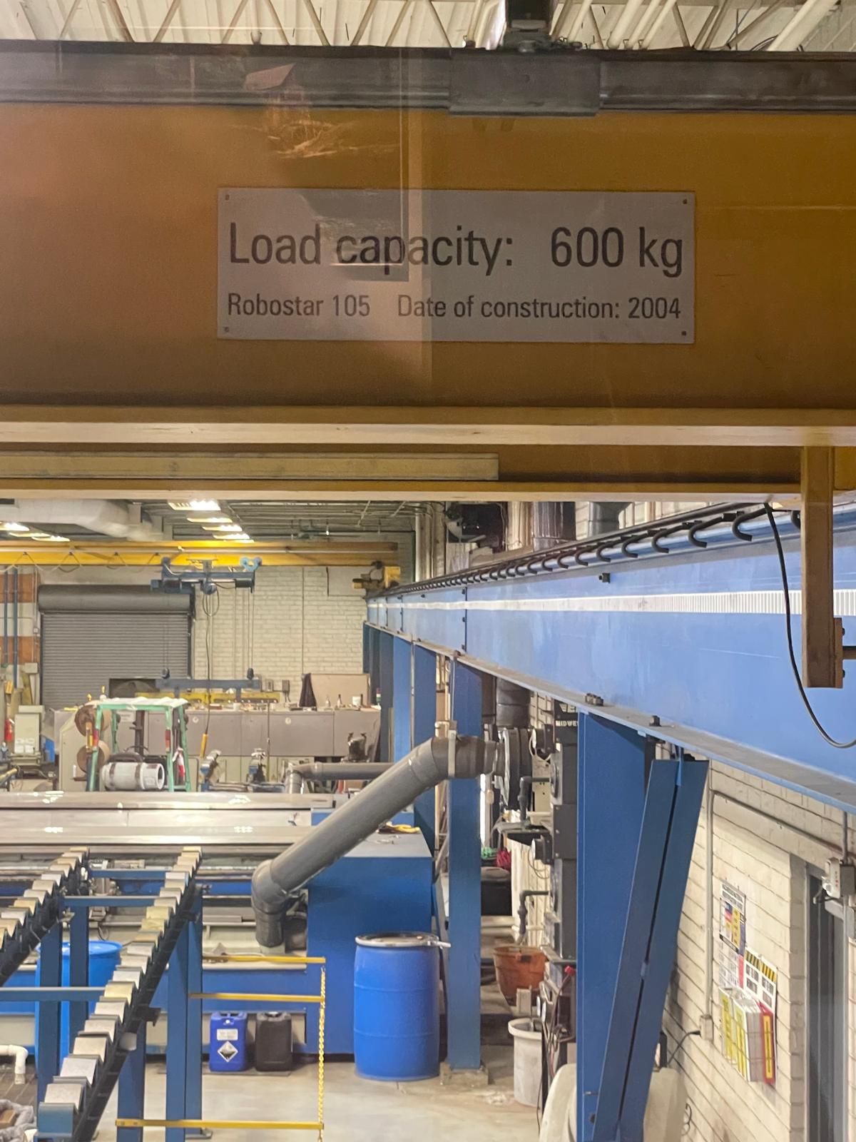 Used Daetwyler / Bauer Auto crane 15 Meter wide on 42 Meter travelling Auto or manual crane  (PROOF2601) for sale — gravure machine for rotogravure cylinder production — photo 4